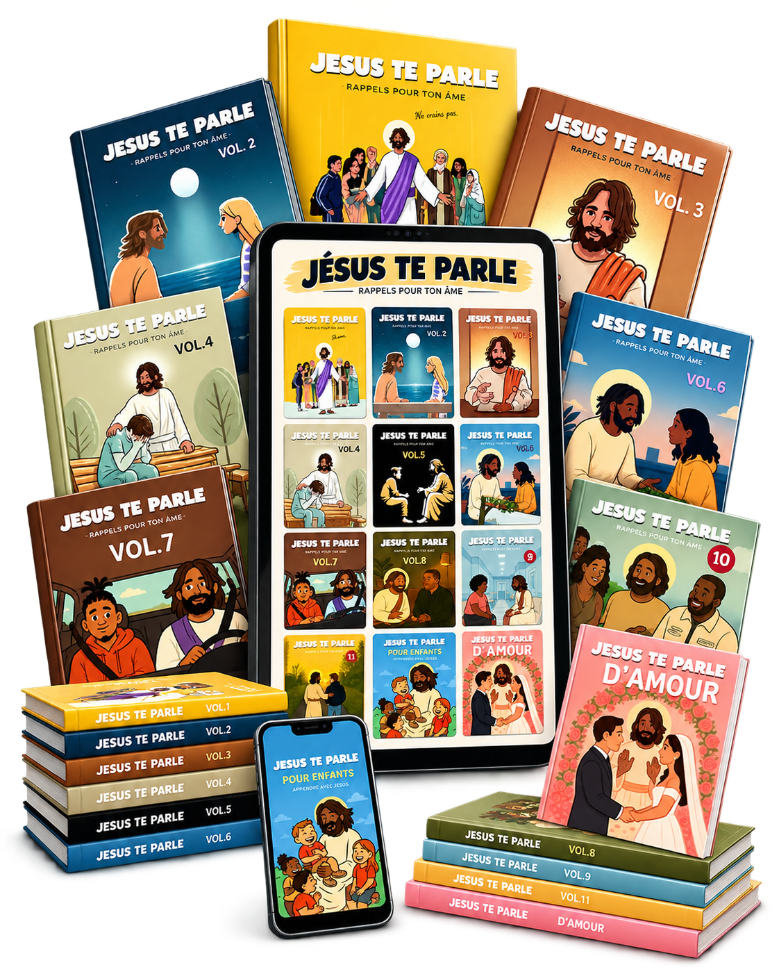 Pack Complet — Jésus te parle (Volumes 1 à 12)